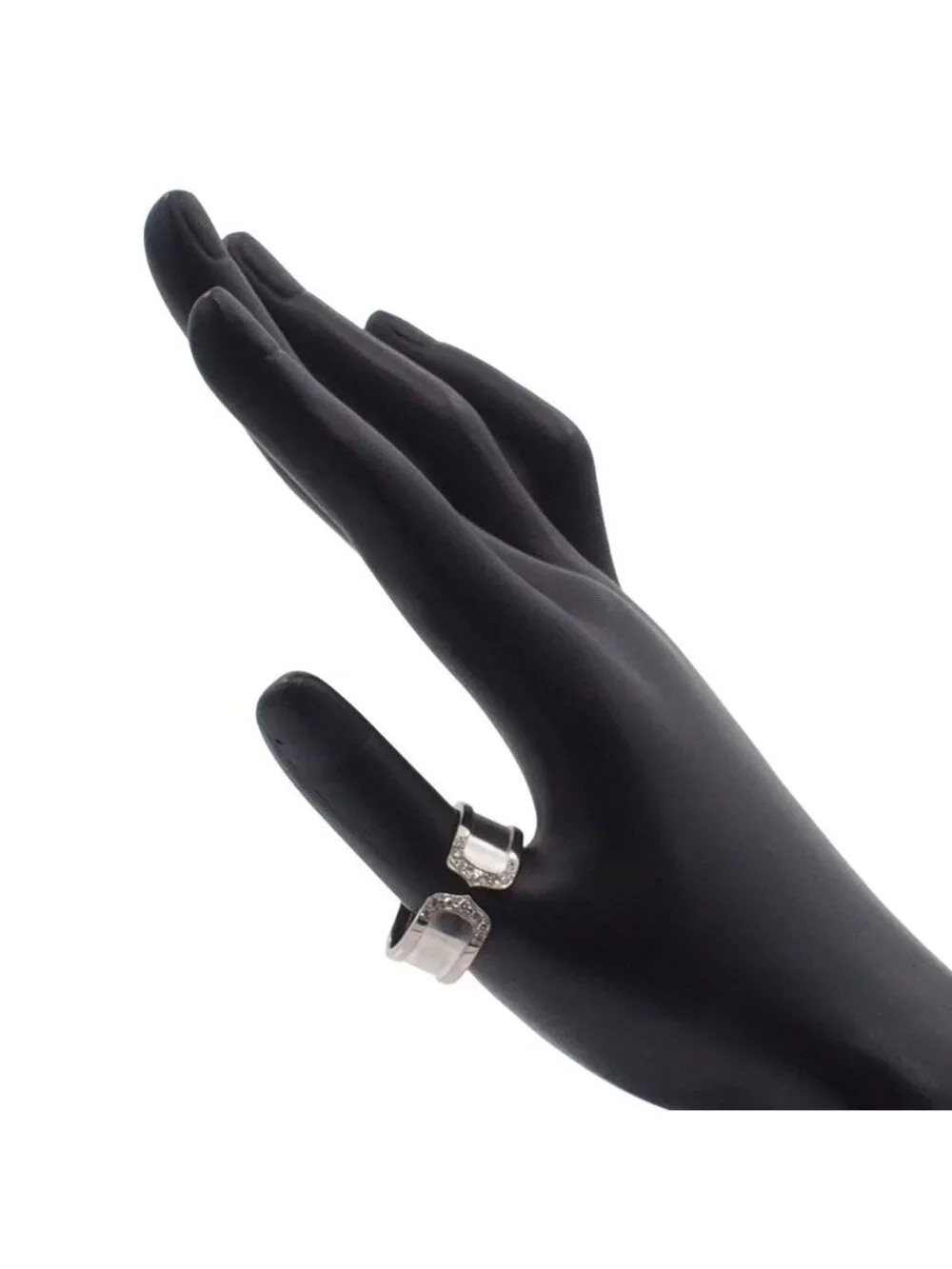 Cartier C2 LM White Gold 18k Diamond 66 Ring